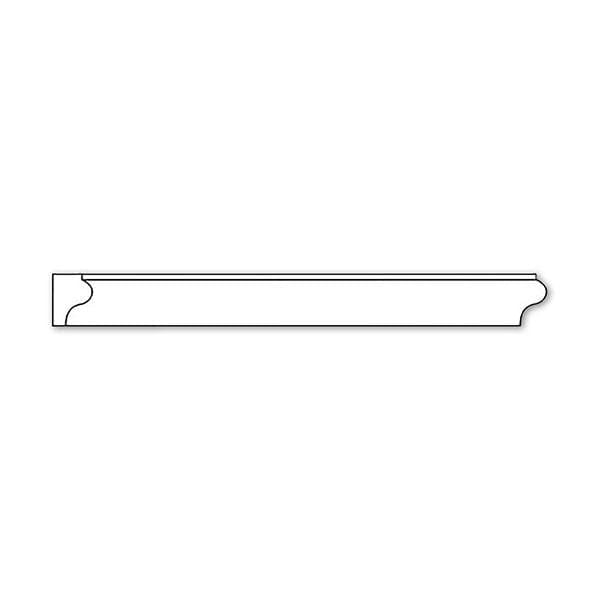 Split Fluted Bun Foot, 3 3/4"w x 4 1/2"h x 1 7/8"d, 1 Pair Cherry