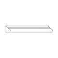 Small Traditional Plynth, 1 7/8''w x 1 1/8''h x 1''d, (accepts up to 1"w x 1/2"d) Cherry