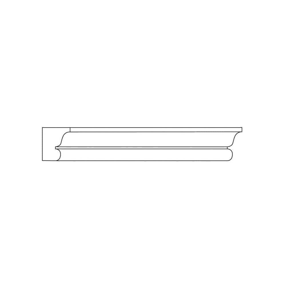 Small Valance, 44"w x 4"h x 3/4"d Cherry