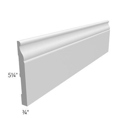 Furniture Base Moulding 5-1/4 H X 96 L X 3/4 Th- Hallmark Frost by Fabuwood