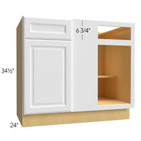 Blind Base 36-39 W X 34-1/2 H X 24 D (installs at 36-39 wide) - Hallmark Frost by Fabuwood