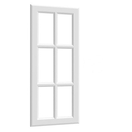 Door Prepped for Glass for W1842 18 W X 42 H - Hallmark Frost by Fabuwood