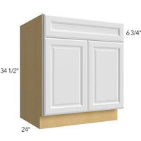 Sink Base 24 W X 34-1/2 H X 24 D- Hallmark Frost by Fabuwood