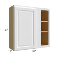 Wall Blind Corner 36-39 W X 30 H X 12 D (installs at 36-39 wide) - Hallmark Frost by Fabuwood