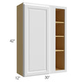Wall Blind Corner 36-39 W X 42 H X 12 D (installs at 36-39 wide) - Hallmark Frost by Fabuwood