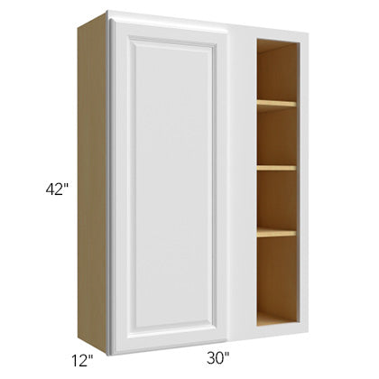 Wall Blind Corner 36-39 W X 42 H X 12 D (installs at 36-39 wide) - Hallmark Frost by Fabuwood