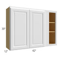 Wall Blind Corner 24 W X 30 H X 12 D (Installation width of 42-45) - Hallmark Frost by Fabuwood