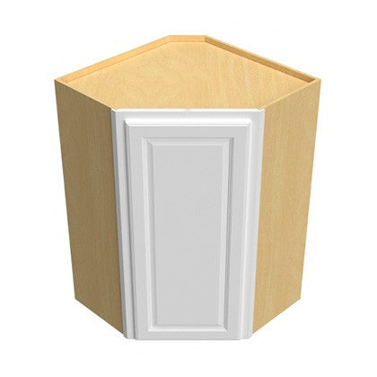 Wall Diagonal Corner 27 W X 42 H X 15 D - Hallmark Frost by Fabuwood