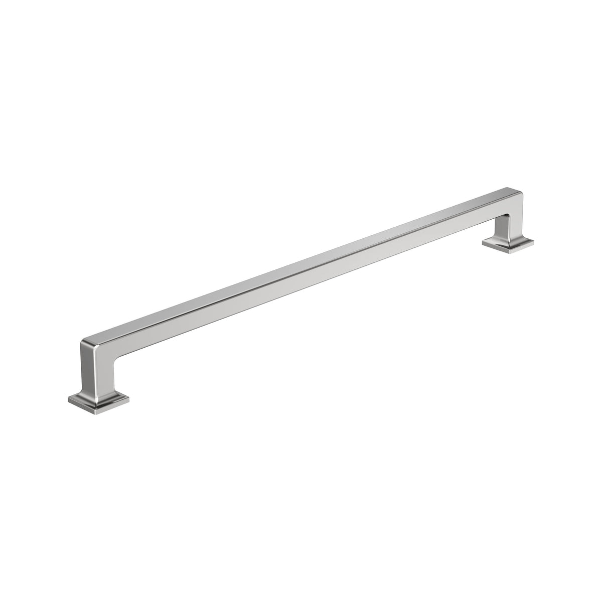 Amerock Lintel Appliance Pull Polished Chrome 18 in. Center-to-Center