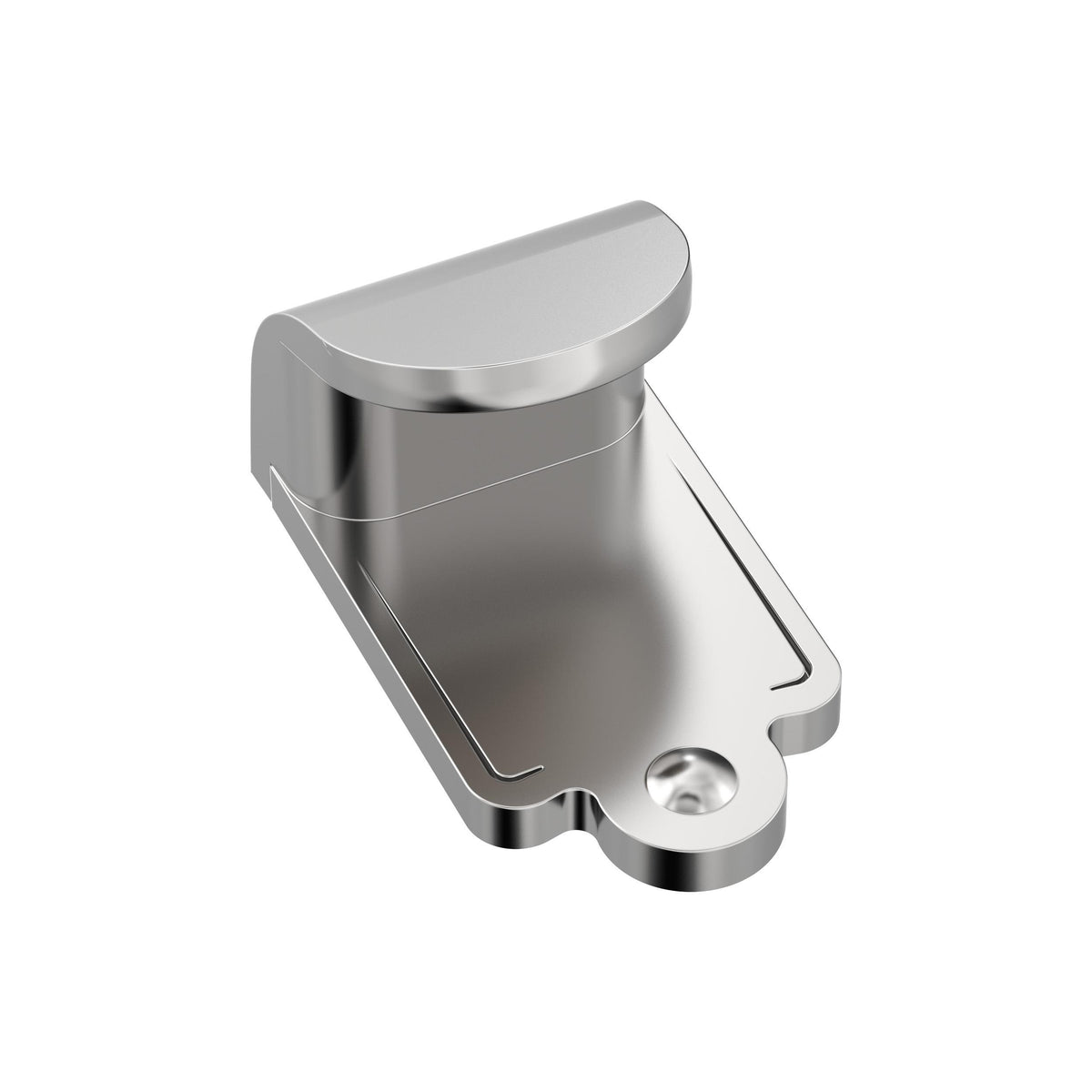 Amerock Inspirations Finger Pull 1-7/8 in. Center-to-Center In Polished Chrome