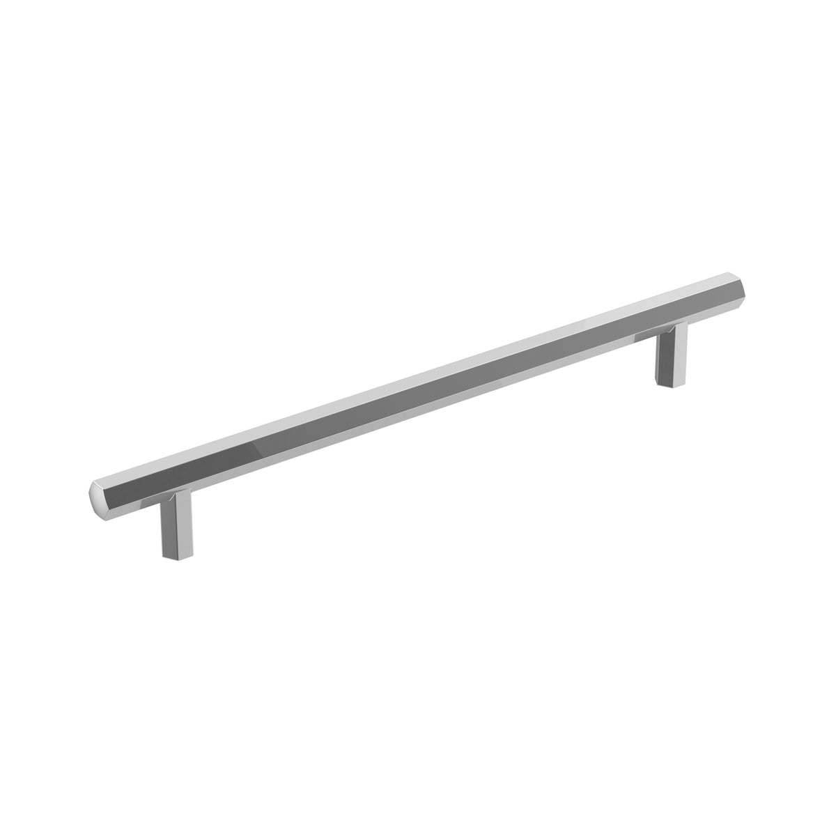 Amerock Caliber Pull Polished Chrome 7-9/16" Center-to-Center