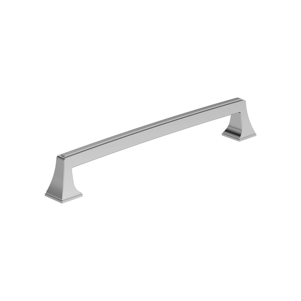Amerock Mulholland Pull Polished Chrome 8 in. Center-to-Center