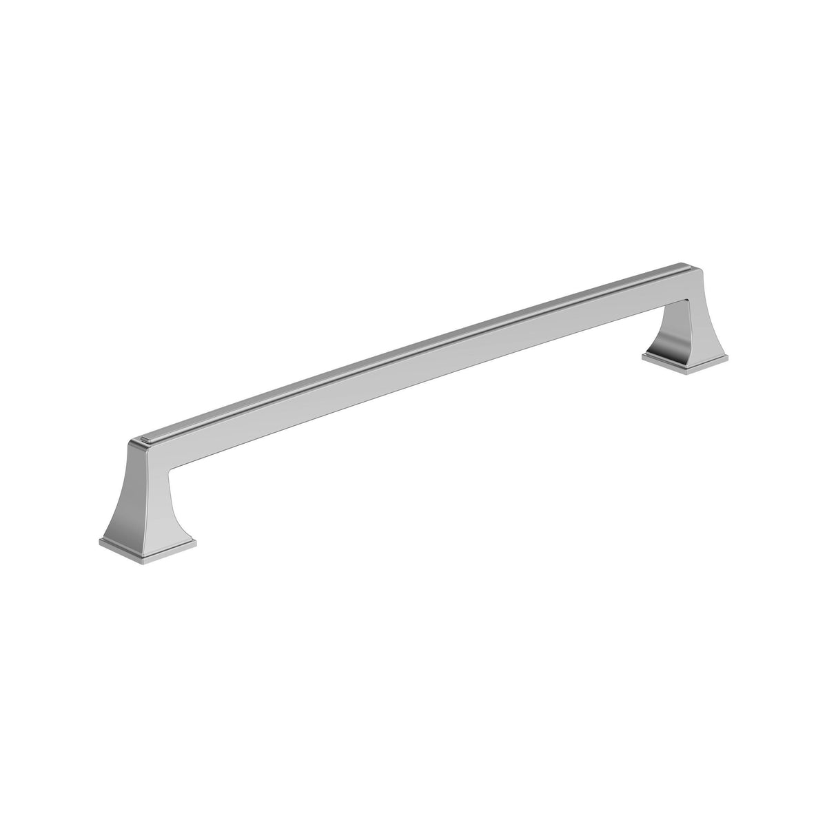 Amerock Mulholland Pull Polished Chrome 10-1/16 in. Center-to-Center