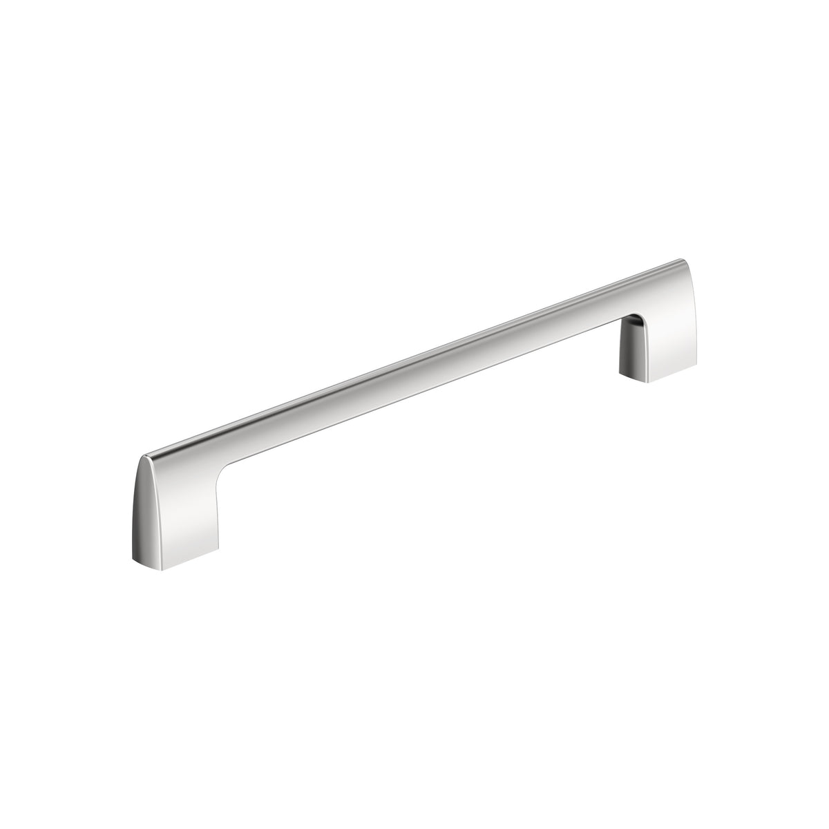 Amerock Riva Pull Polished Chrome 8-13/16 in. Center-to-Center