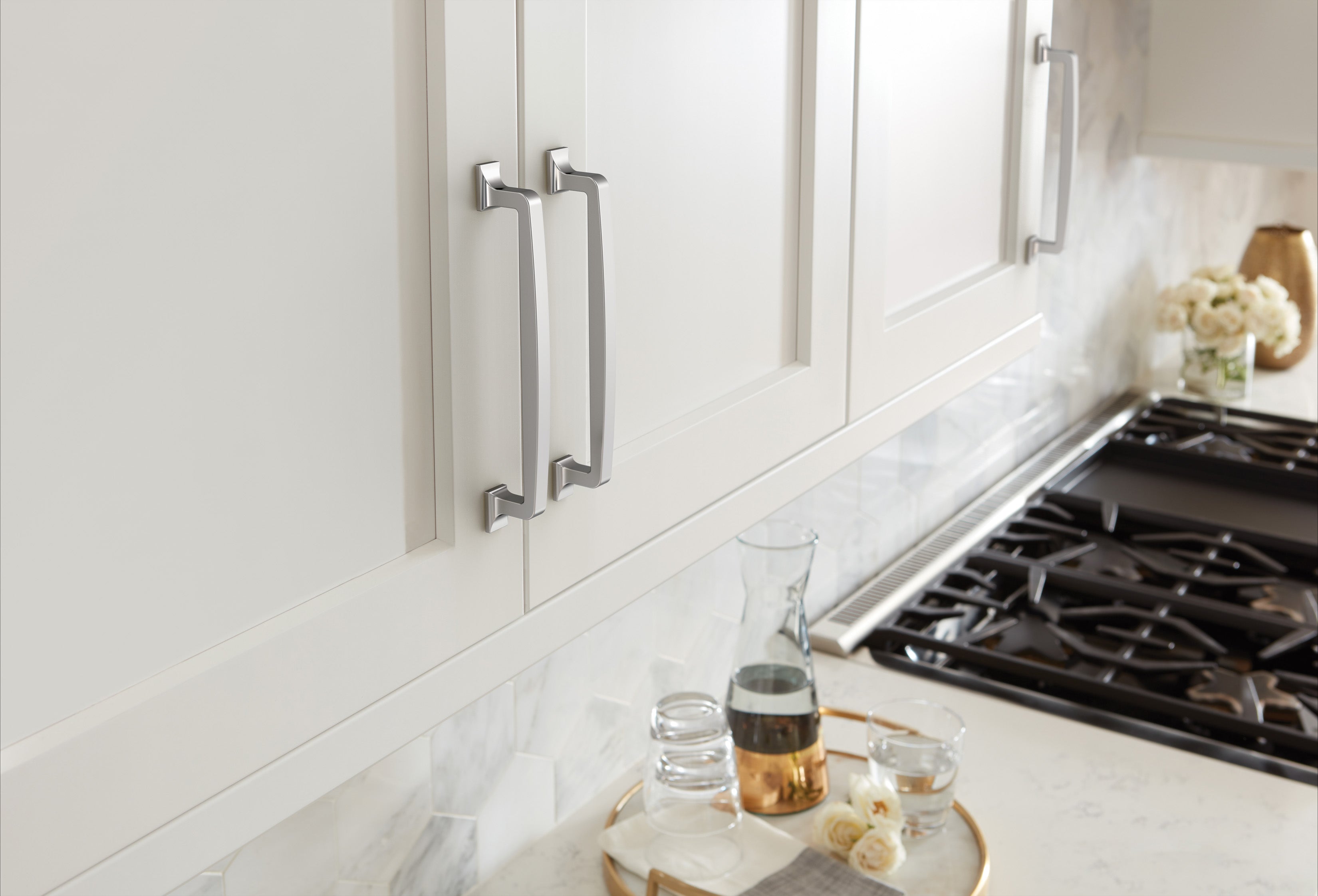 Amerock Westerly Pull 6-5/16" Center-to-Center, Polished Chrome
