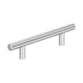 Amerock Bar Hollow Pull  Polished Chrome 3-3/4" Center to Center