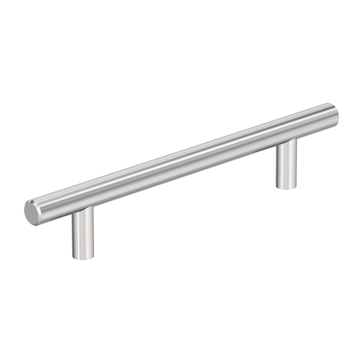 Amerock Bar Hollow Pull Polished Chrome 5-1/16" Center-to-Center