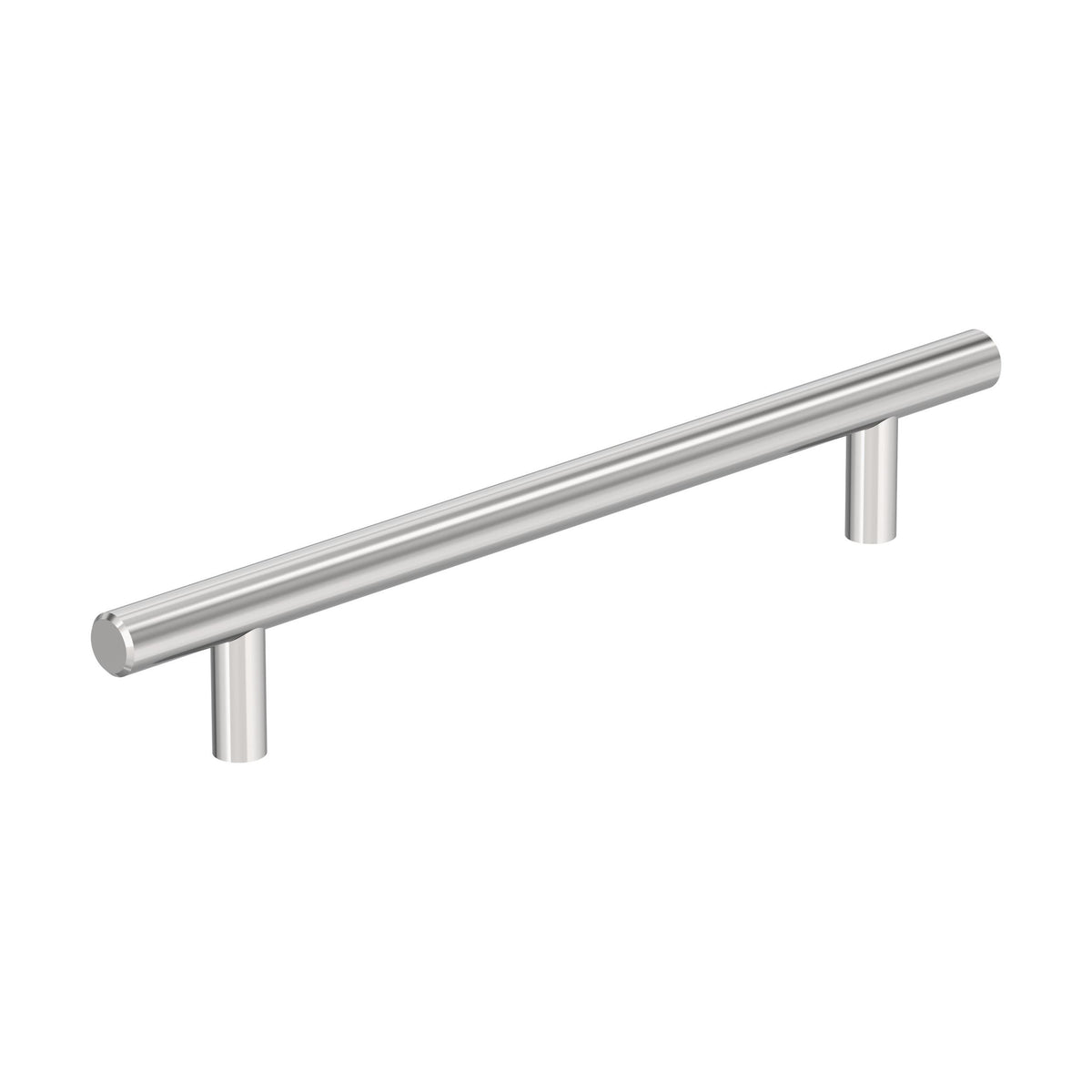 Amerock Bar Hollow Pull Polished Chrome 6-5/16" Center-to-Center