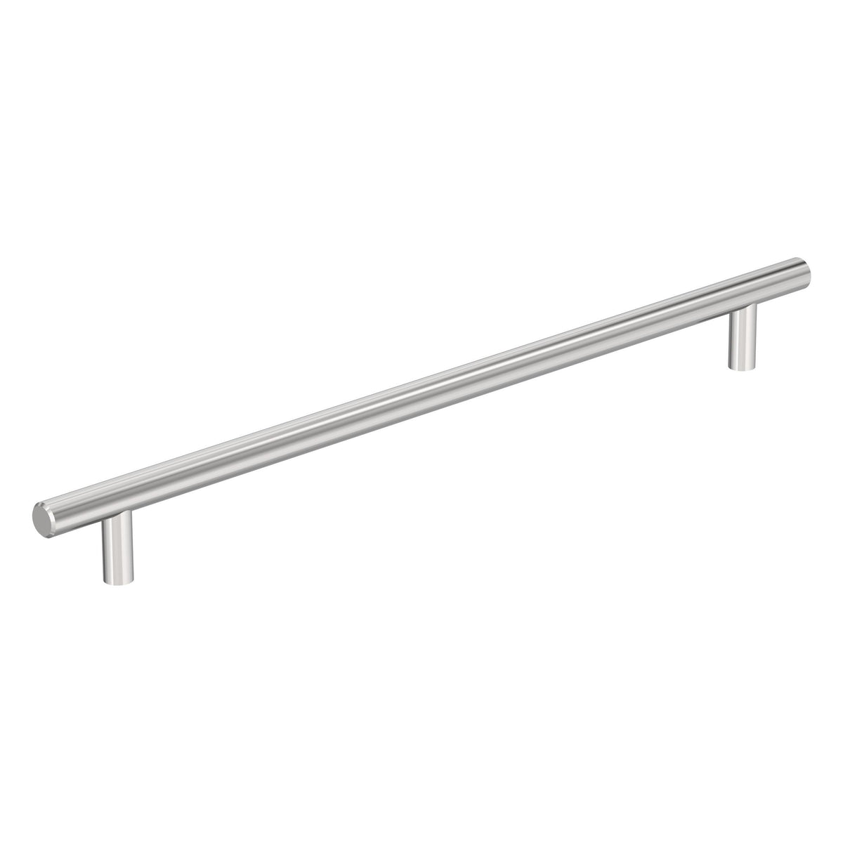 Amerock Bar Hollow Pull Polished Chrome 11-5/16 in. Center-to-Center