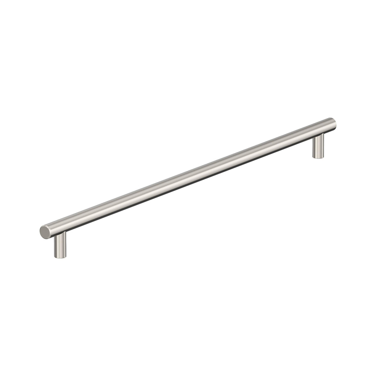 Amerock Bar Appliance Pull Polished Nickel 24 in. Center-to-Center