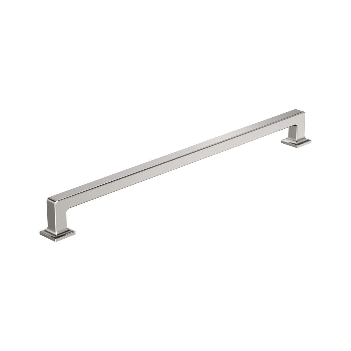 Amerock Lintel Appliance Pull Polished Nickel 18 in. Center-to-Center