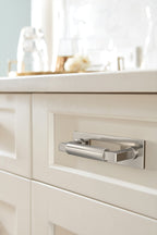 Amerock Medora Backplate 3" Center To Center, Polished Nickel