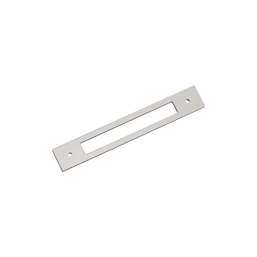 Amerock Medora Backplate 6-5/16" Center To Center, Polished Nickel