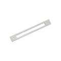 Amerock Medora Backplate 8-13/16" Center To Center, Polished Nickel