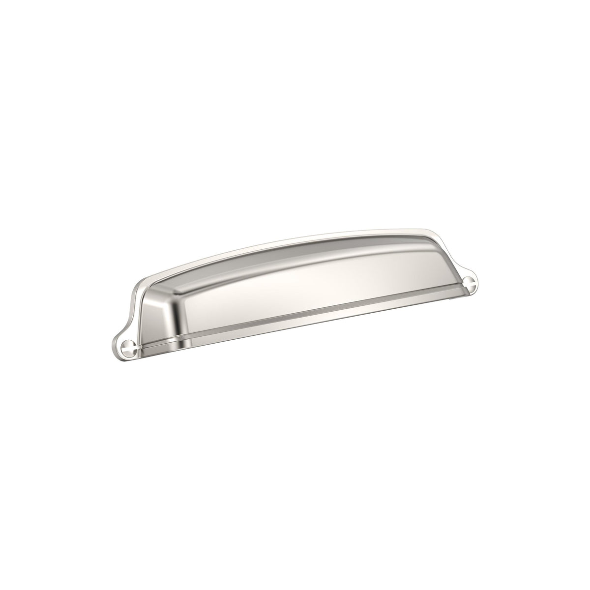 Amerock Stature Cup Pull 5-1/16 in. Center-to-Center, Polished Nickel