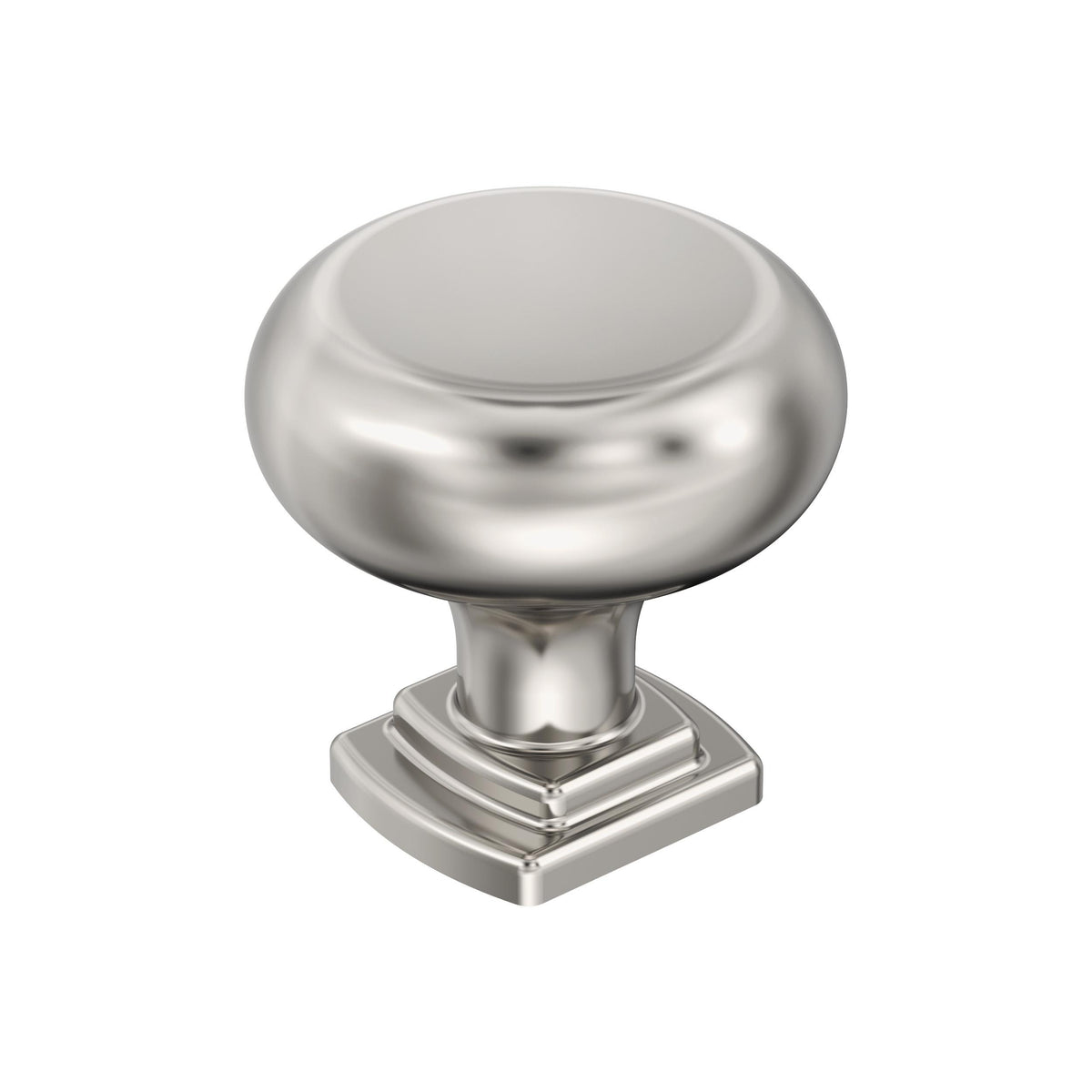 Amerock Surpass Knob 1-1/4" Diameter, Polished Nickel