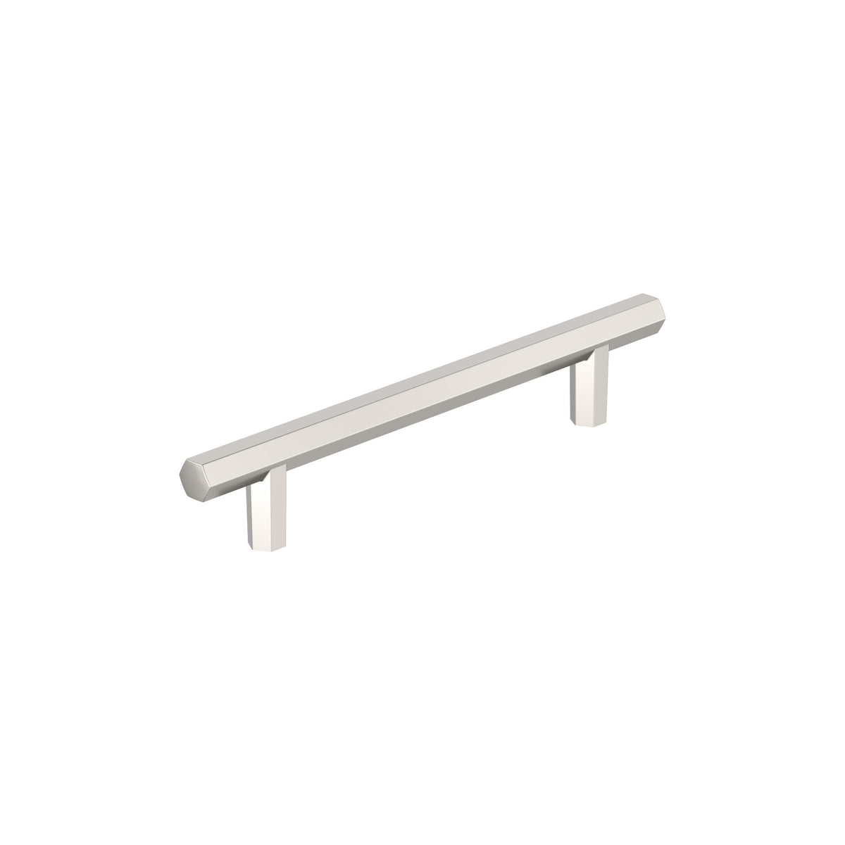 Amerock Caliber Pull Polished Nickel 5-1/16" Center-to-Center