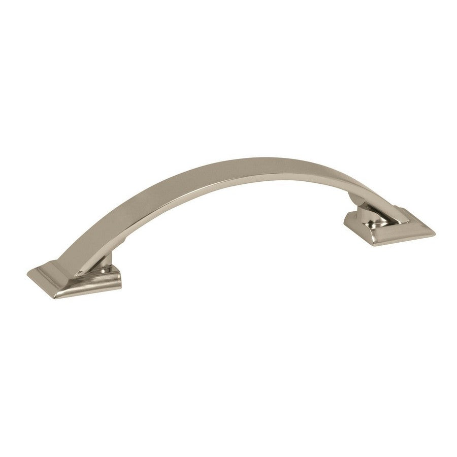 Amerock Candler Pull Polished Nickel 3 in. Center-to-Center