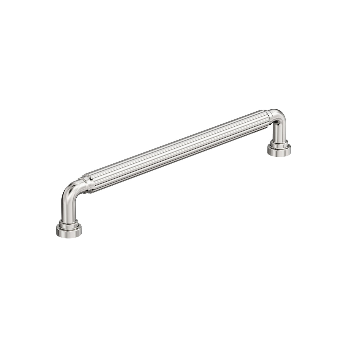 Amerock Cowrie Pull 7-9/16 in. Center-to-Center, Polished Nickel