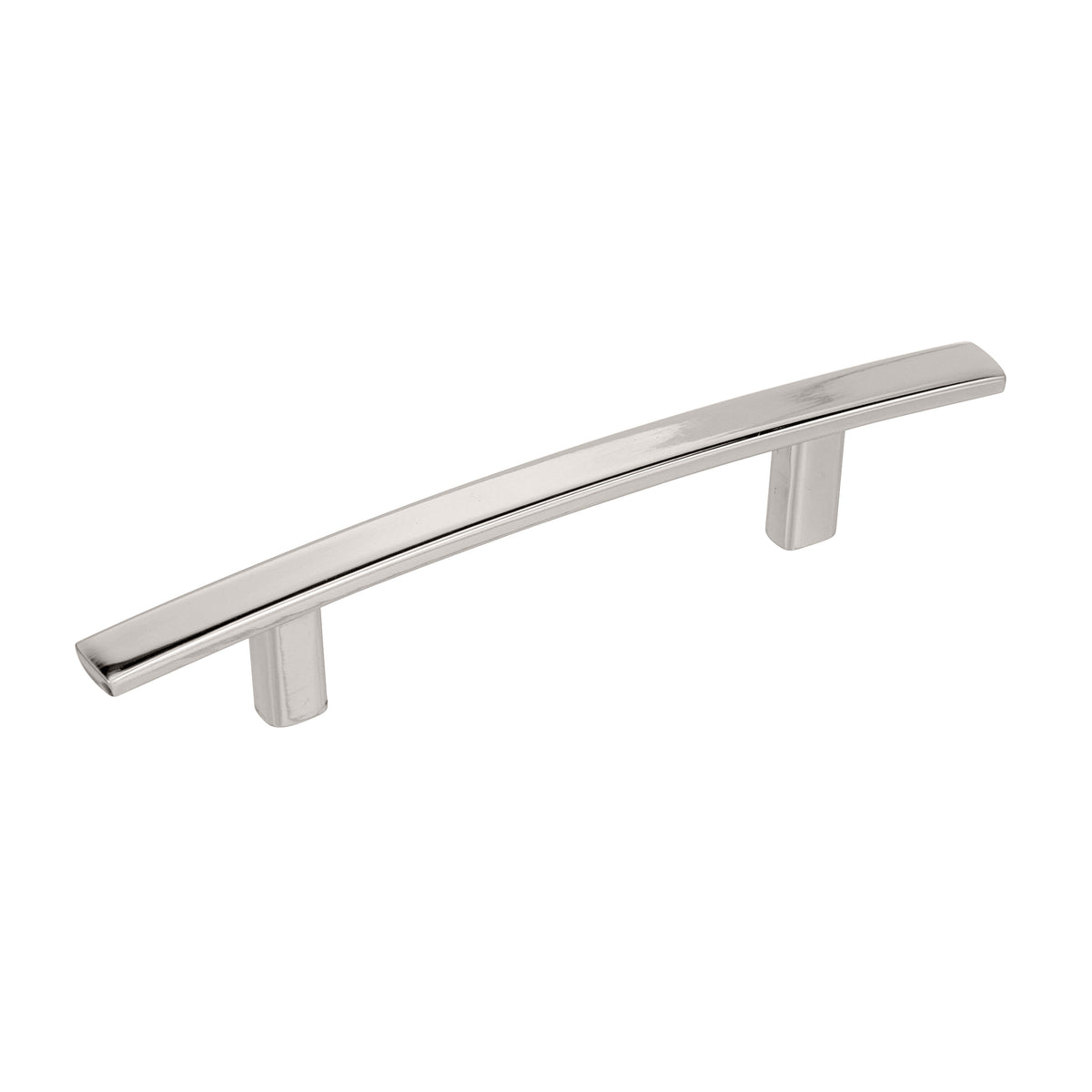 Amerock Cyprus Pull Polished Nickel 3-3/4 in. Center-to-Center