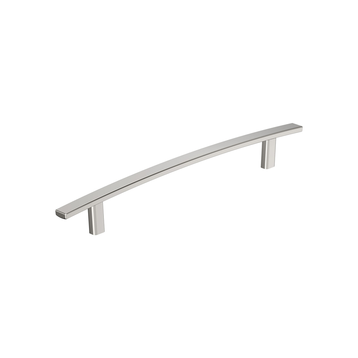 Amerock Cyprus Pull Polished Nickel 8-13/16 in. Center-to-Center
