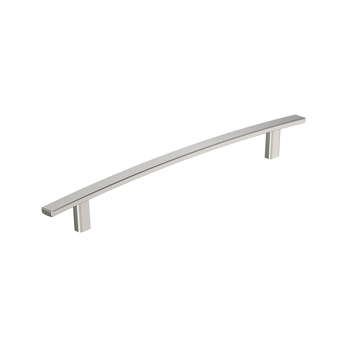 Amerock Cyprus Pull Polished Nickel 10-1/16 in. Center-to-Center