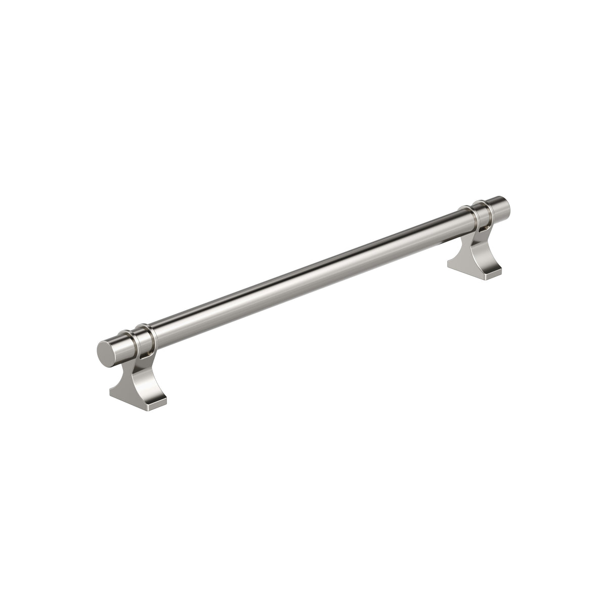Amerock Davenport Pull 8-13/16 in. Center-to-Center, Polished Nickel