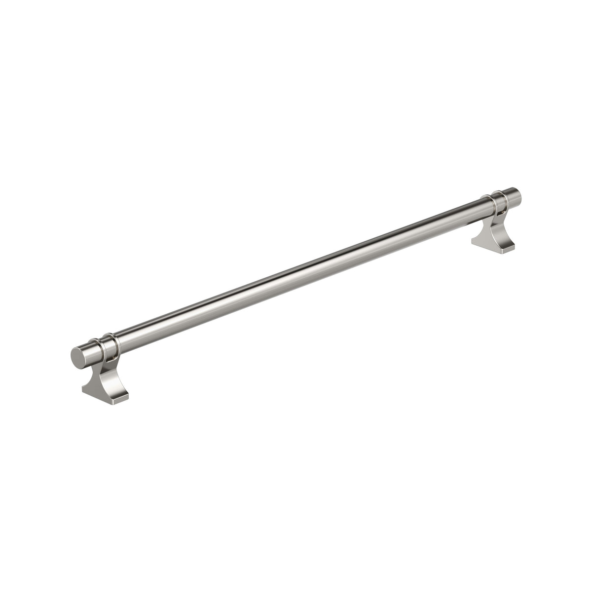 Amerock Davenport Pull Polished Nickel 12-5/8 in. Center-to-Center