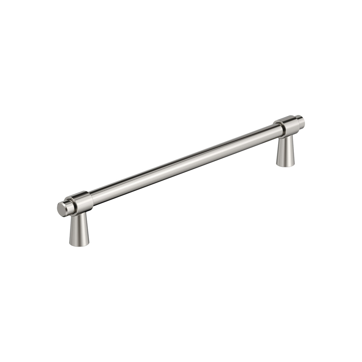Amerock Destine Pull Polished Nickel 7-9/16" Center-to-Center