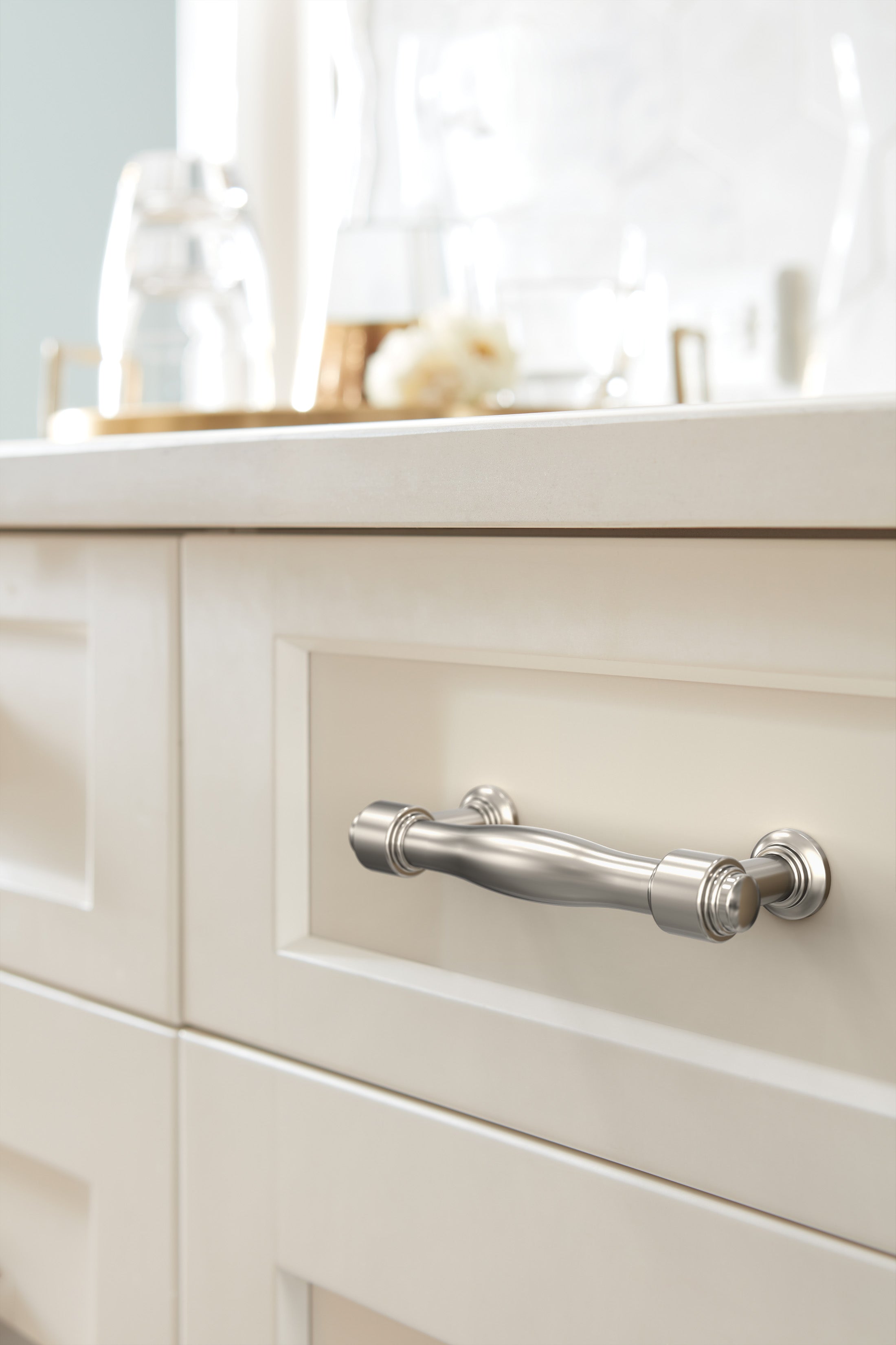 Amerock Enlivity Pull 3" Center To Center, Polished Nickel