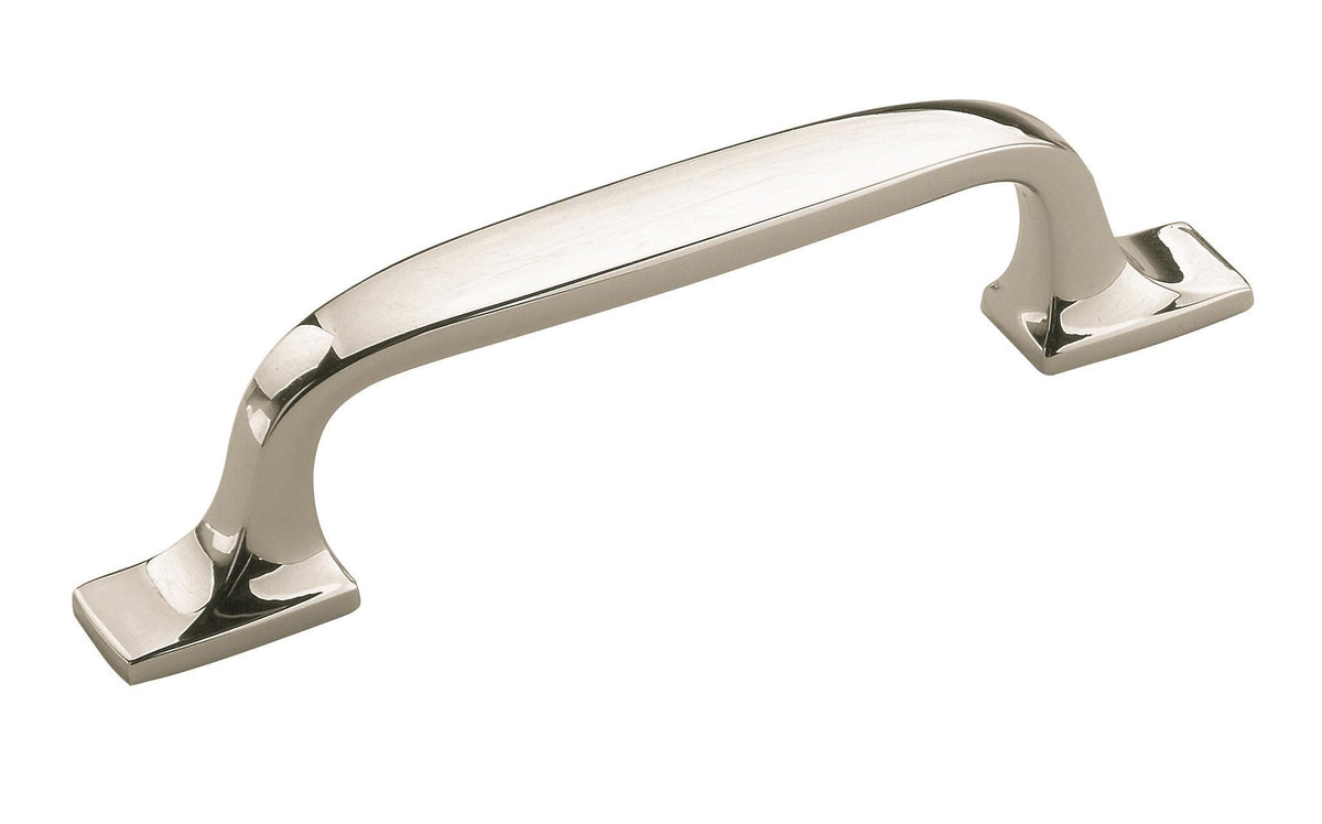 Amerock Highland Ridge Pull Polished Nickel 3 in. Center-to-Center