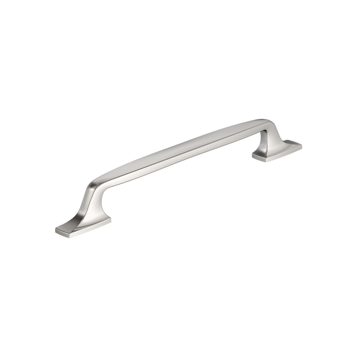 Amerock Highland Ridge Pull Polished Nickel 7-9/16 in. Center-to-Center