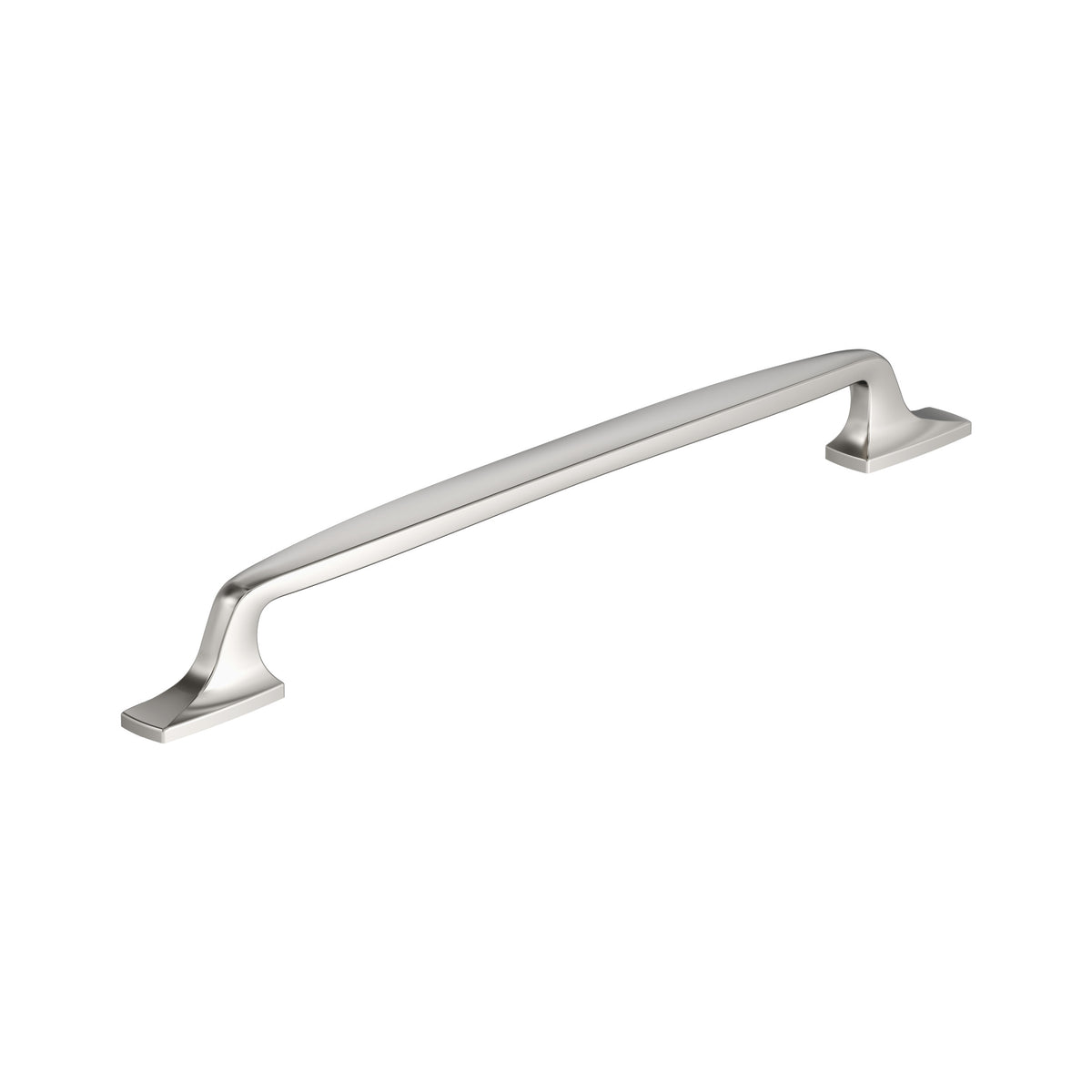 Amerock Highland Ridge Pull Polished Nickel 10-1/16 in. Center-to-Center