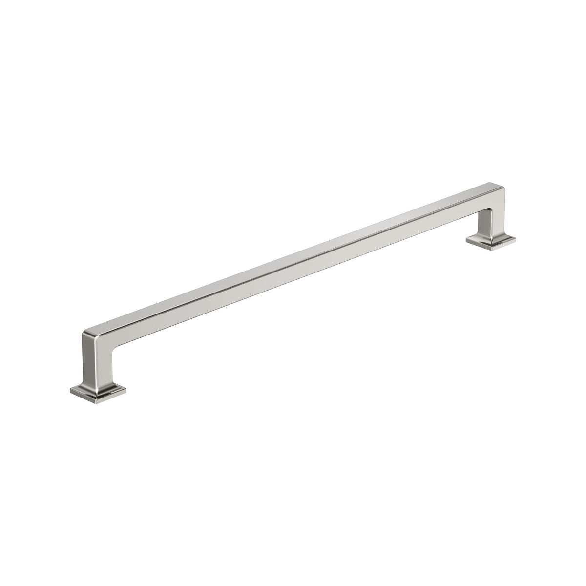 Amerock Lintel Pull Polished Nickel 12-5/8 in. Center-to-Center