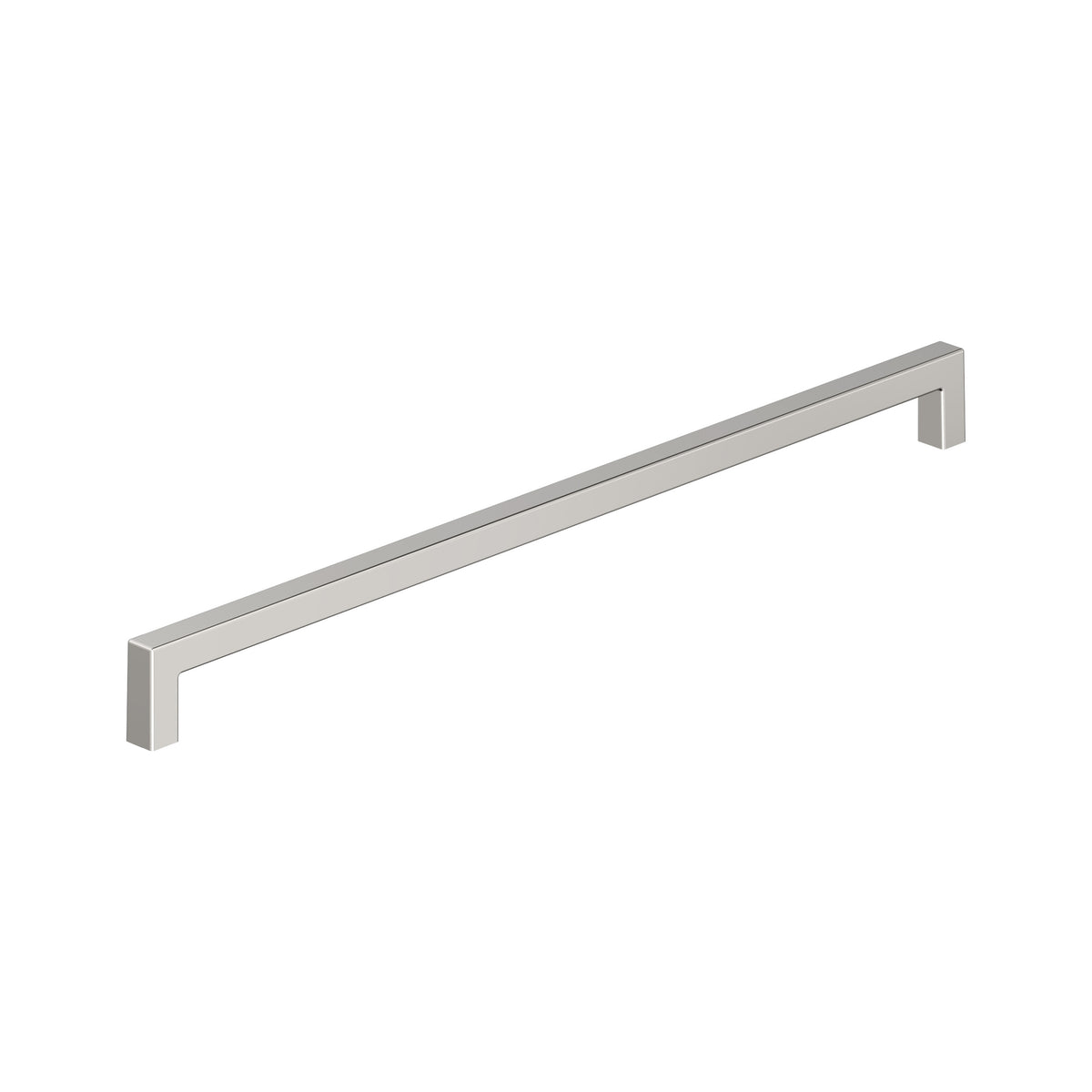 Amerock Monument Pull Polished Nickel 12-5/8 in. Center-to-Center
