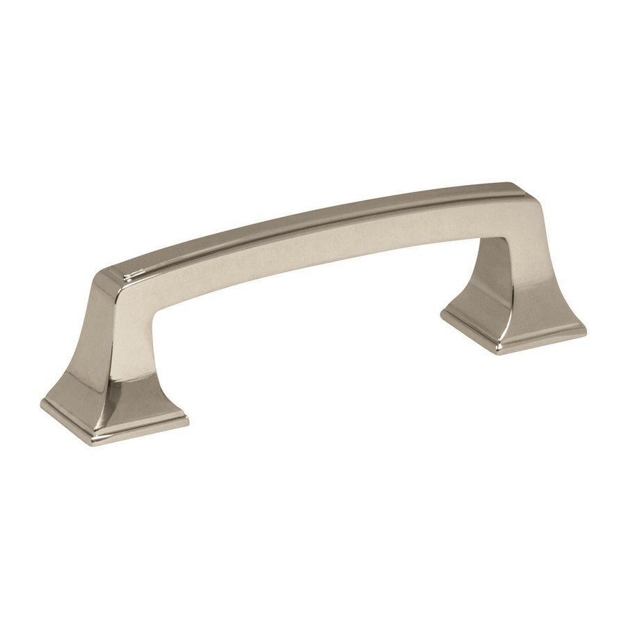 Amerock Mulholland Pull Polished Nickel 3 in. Center-to-Center