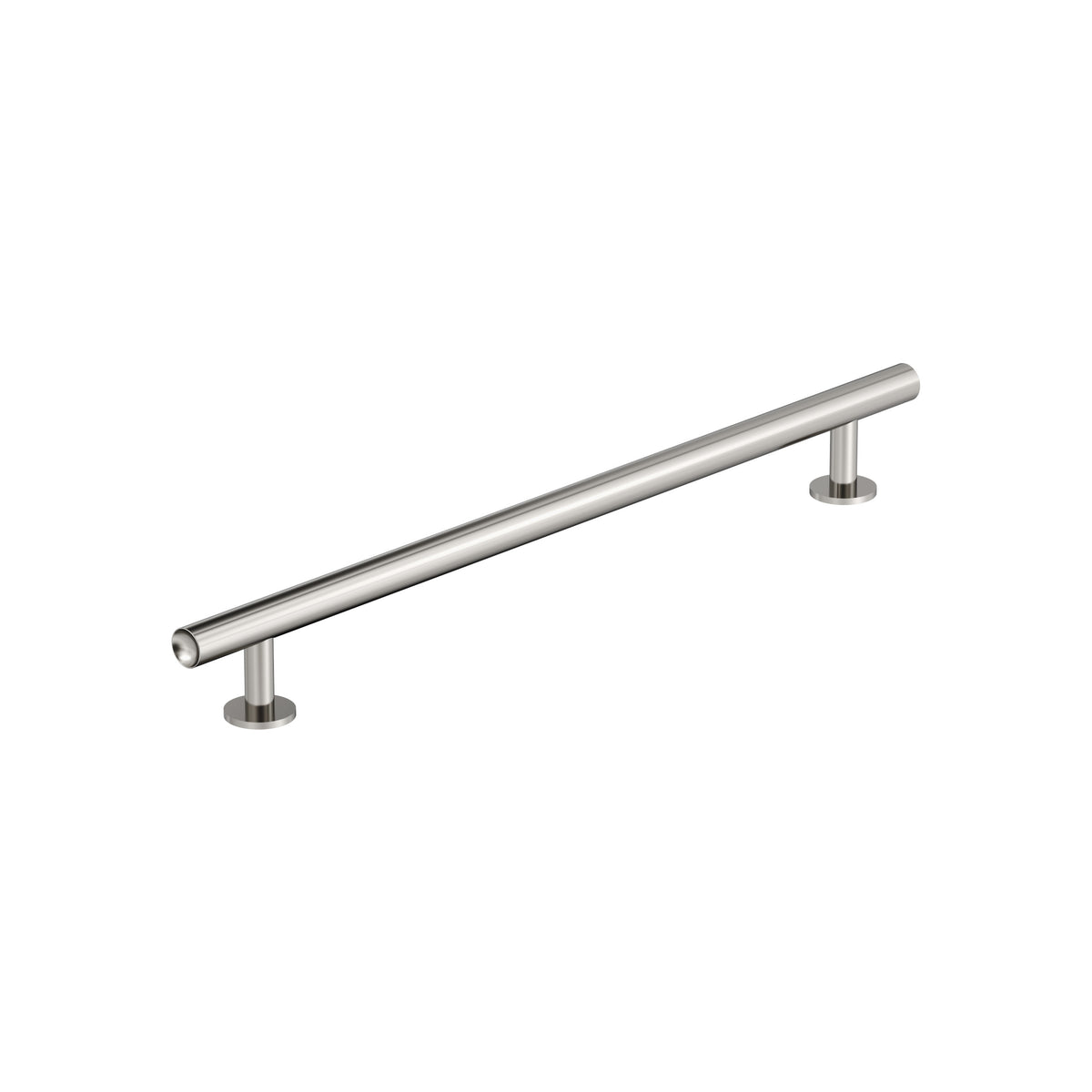 Amerock Radius Pull Polished Nickel 8-13/16 in. Center-to-Center