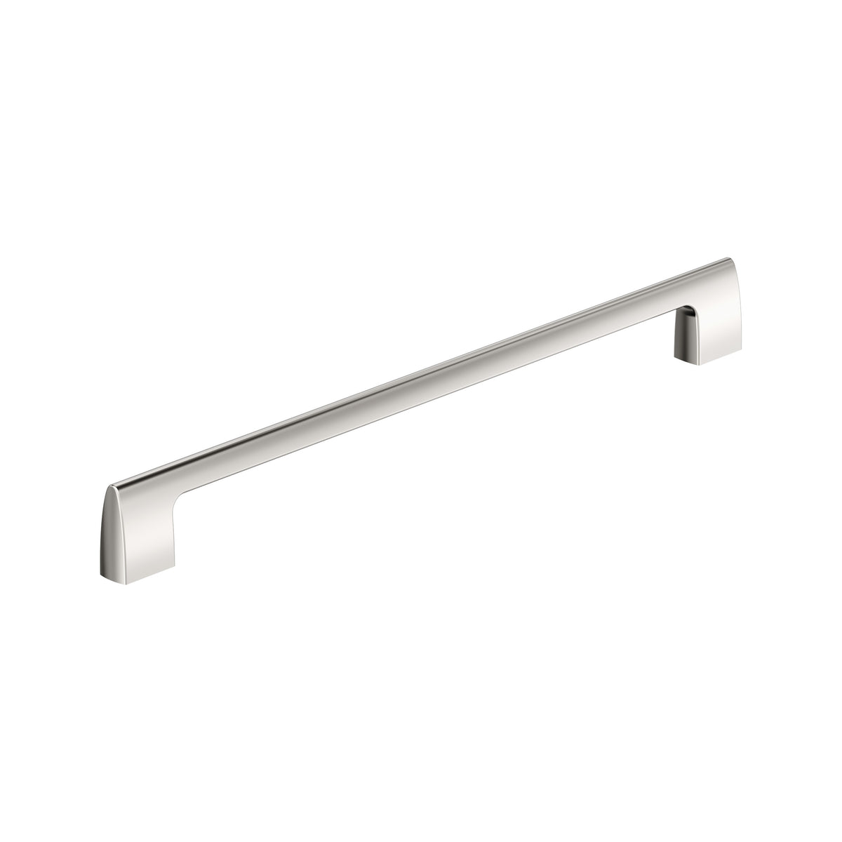 Amerock Riva Pull Polished Nickel 12-5/8 in. Center-to-Center