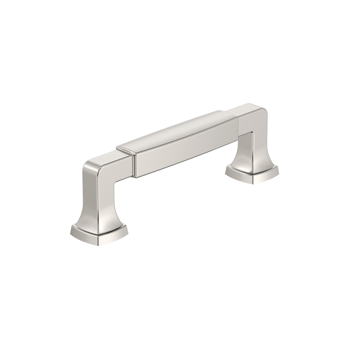 Amerock Stature Pull Polished Nickel 3-3/4" Center-to-Center