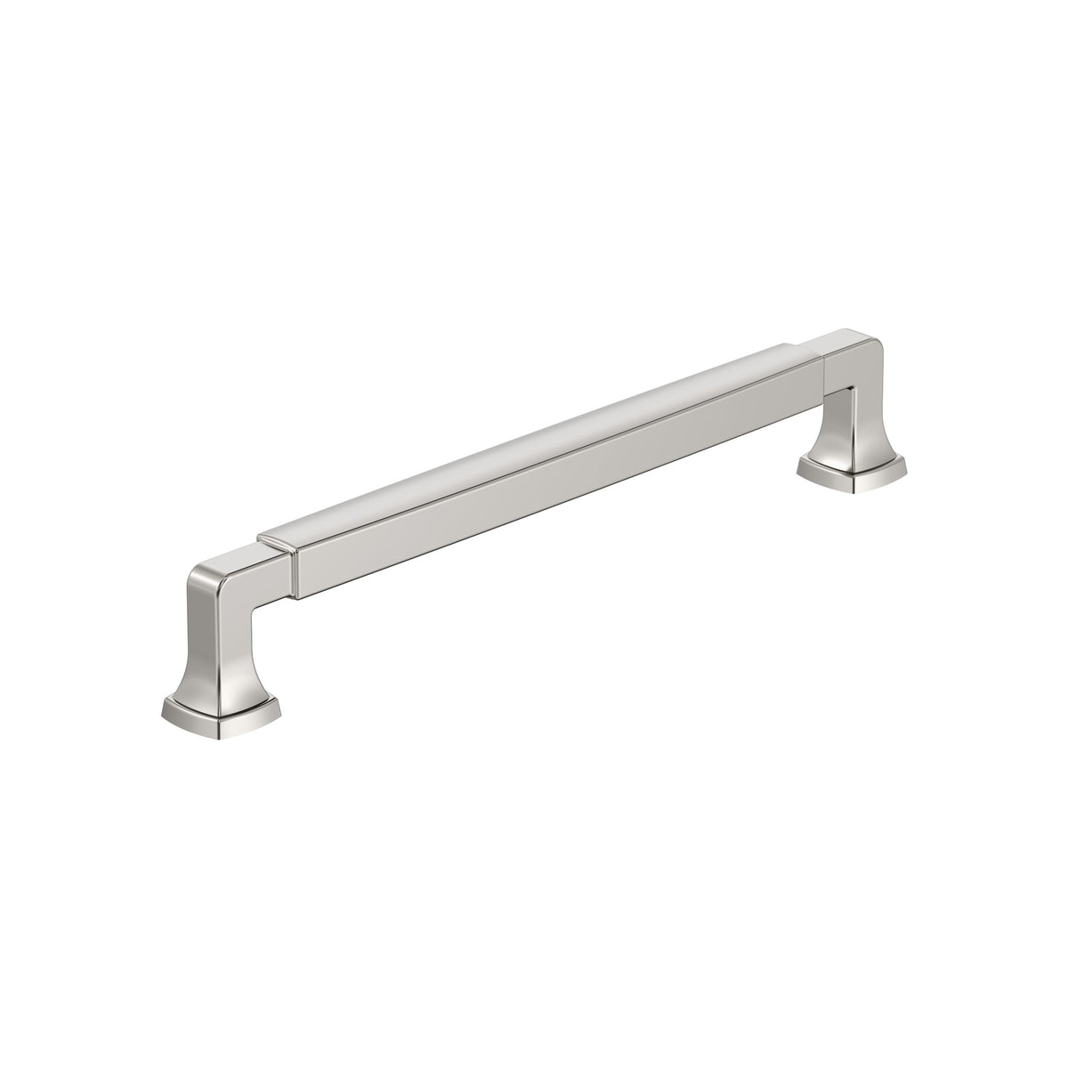 Amerock Stature Pull Polished Nickel 7-9/16 in. Center-to-Center